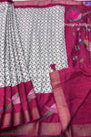 Georgette Silk with Tread Embroidery Saree-PA06080