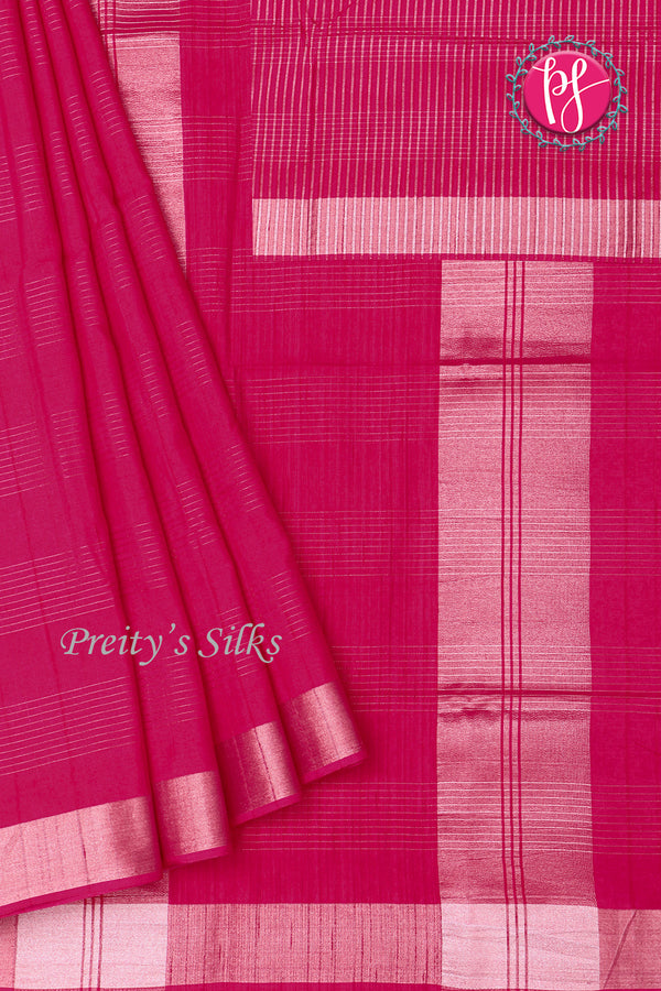 Soft Raw Silk Saree - Horizontal Texture-PA06266