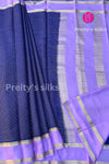 Pure Mysore Crepe Silk Saree With Bentex Border-PA10588
