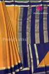 Pure Mysore Crepe Silk Saree With Bentex Border-PA10588