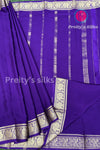 Pure Mysore Crepe Silk Saree -PA11259