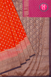 Semi Banarasi Georgette Silk Saree-Dual Border-PA11407