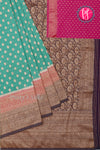 Semi Banarasi Georgette Silk Saree-Dual Border-PA11407