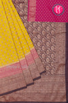Semi Banarasi Georgette Silk Saree-Dual Border-PA11407