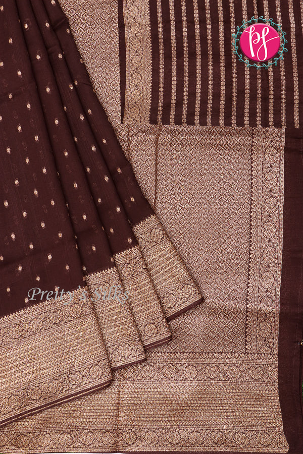 Tussar Dupion With Antique Zari Saree-PA12627