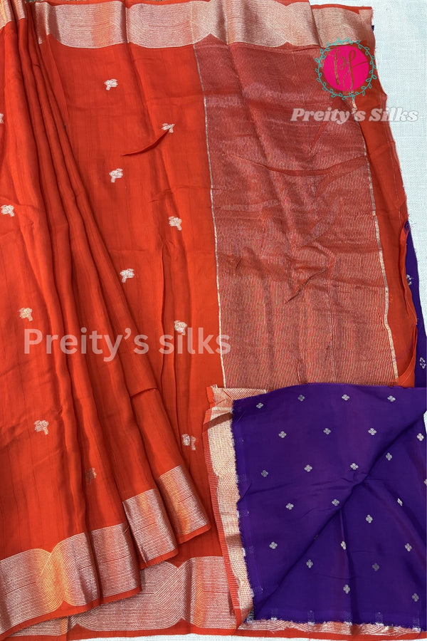 Viscose Dhupion Silk Saree-PA13766