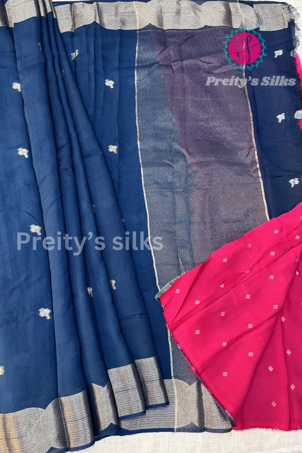 Viscose Dhupion Silk Saree-PA13766