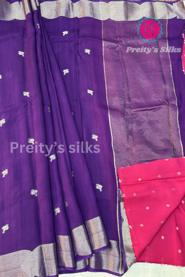 Viscose Dhupion Silk Saree-PA13766