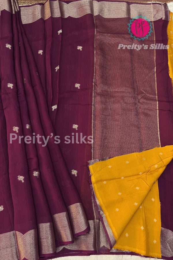 Viscose Dhupion Silk Saree-PA13766