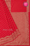 Semi Banarasi Georgette Crepe Silk Saree-PA11407