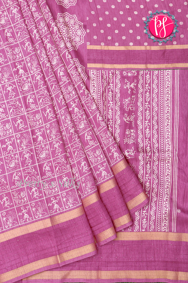 Semi Dola Silk saree Saree-Worlyprints-PA18161