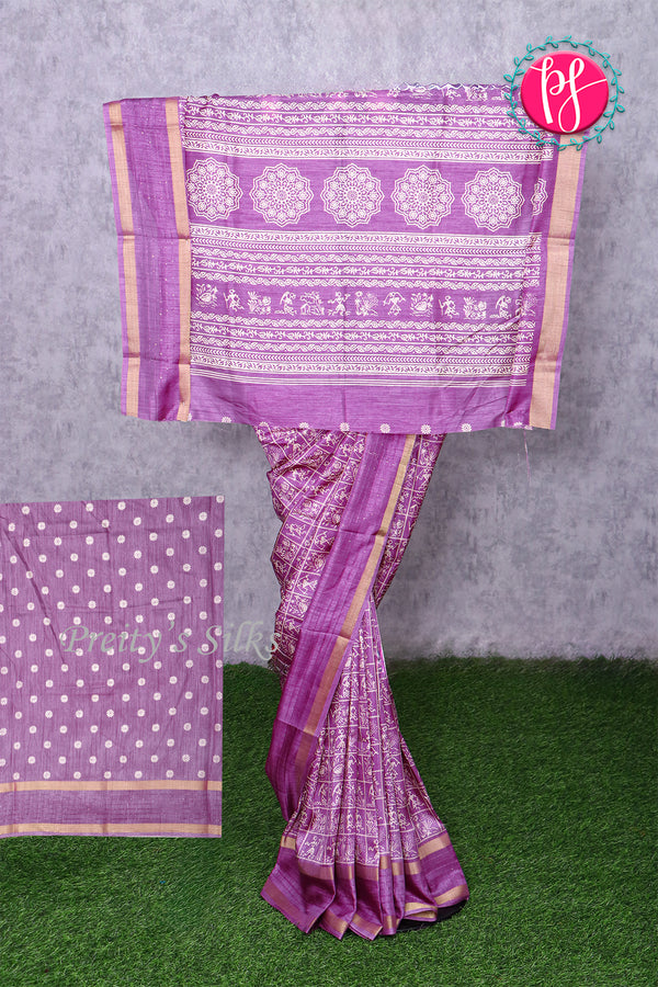 Semi Dola Silk saree Saree-Worlyprints-PA18161