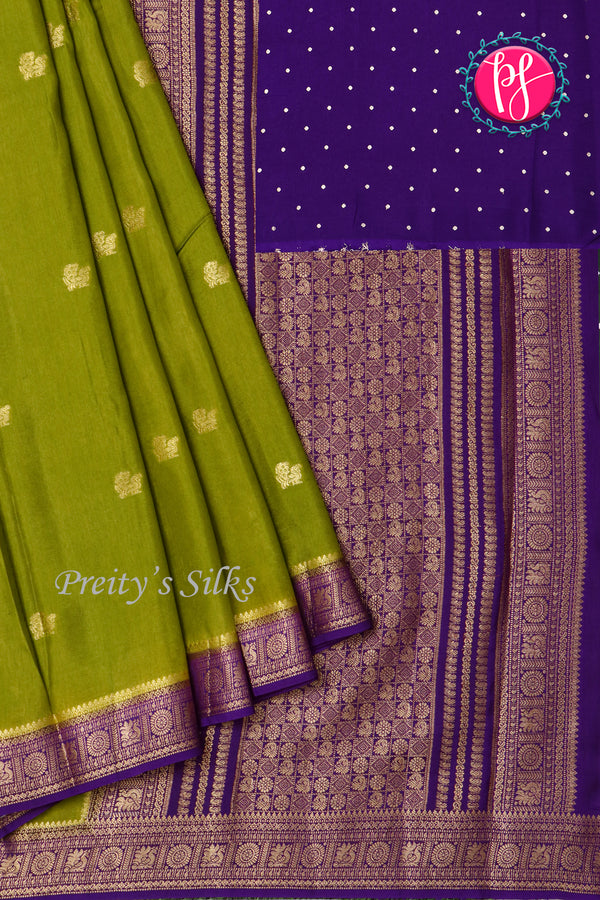 Semi Tussar Dhupion Silk Saree-PA20435