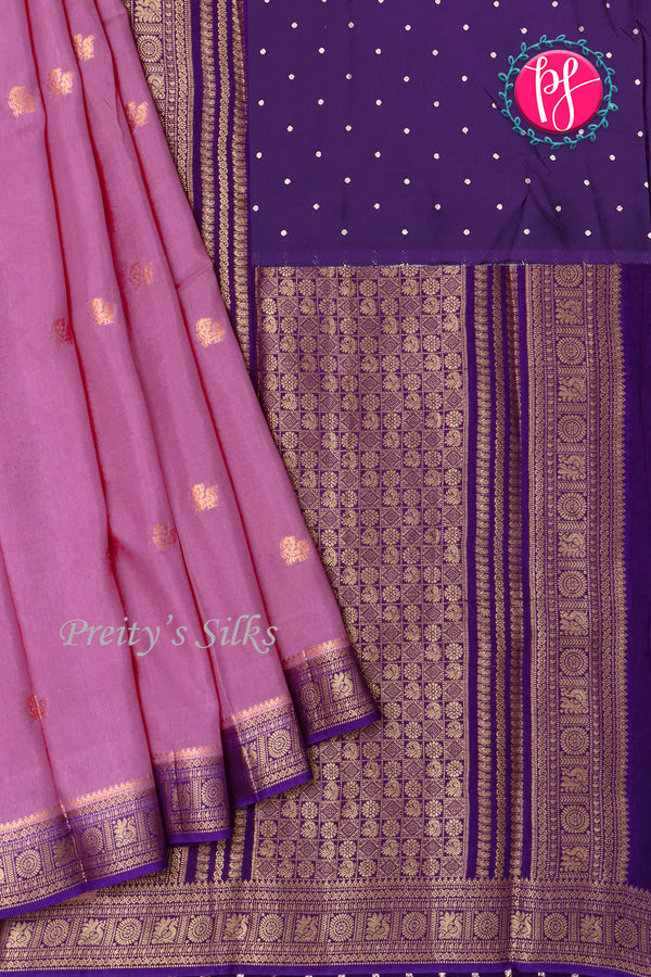 Semi Tussar Dhupion Silk Saree-PA20435