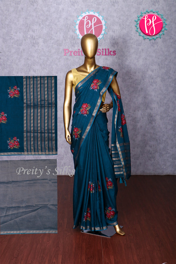 Semi Tussar Silk Saree-PA20435