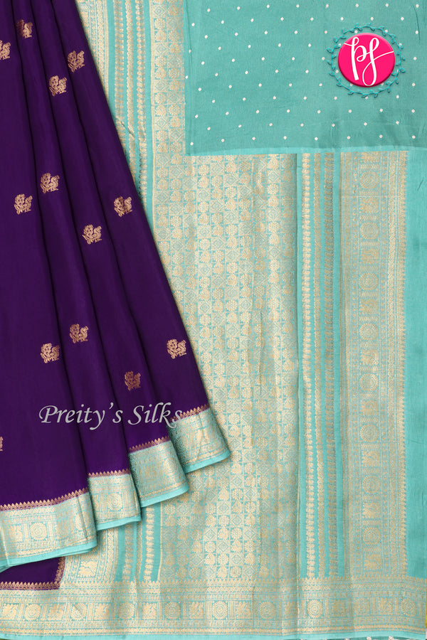 Semi Tussar Dhupion Silk Saree-PA20435