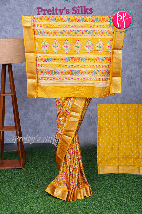 Semi Dola Silk Saree-PA22510