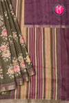 Semi Tussar Silk Saree-PA24013