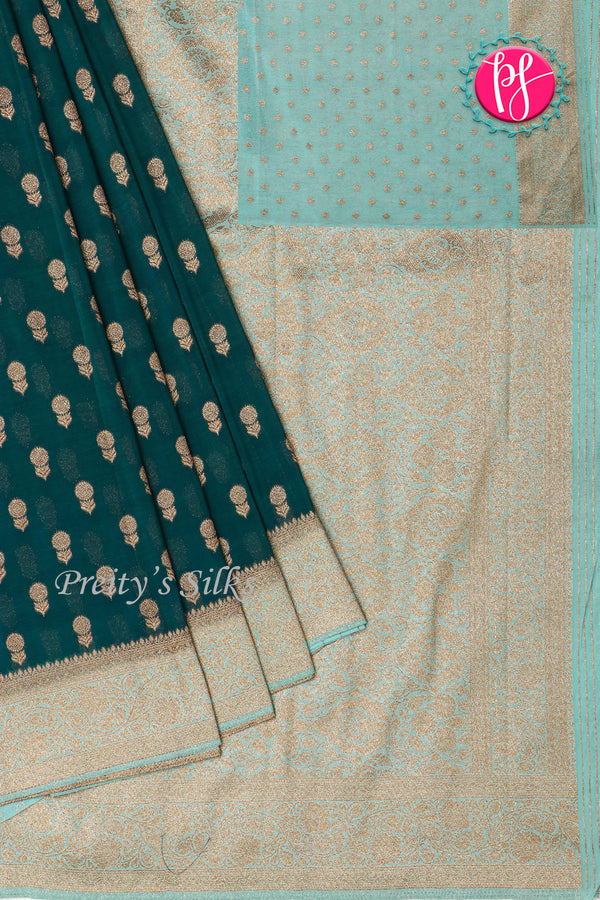 Semi Banarasi Georgette silk Saree-PA24209