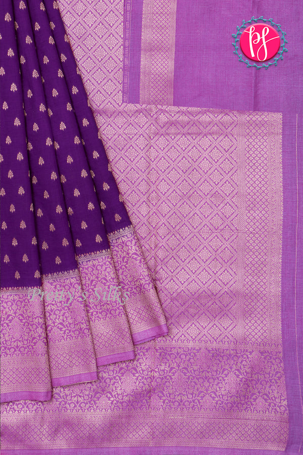 Semi Banarasi Chiffon Saree-PA24209