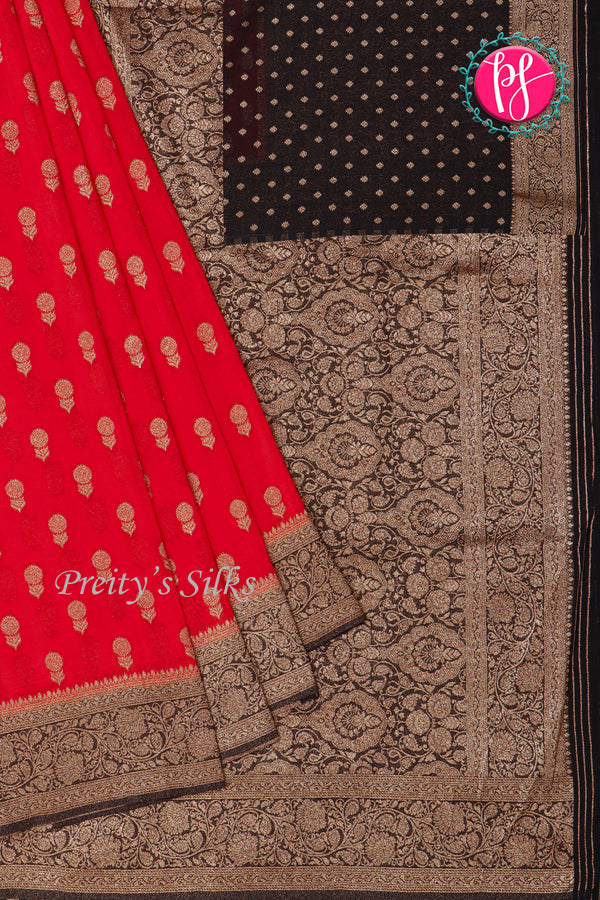 Semi Banarasi Georgette silk Saree-PA24209
