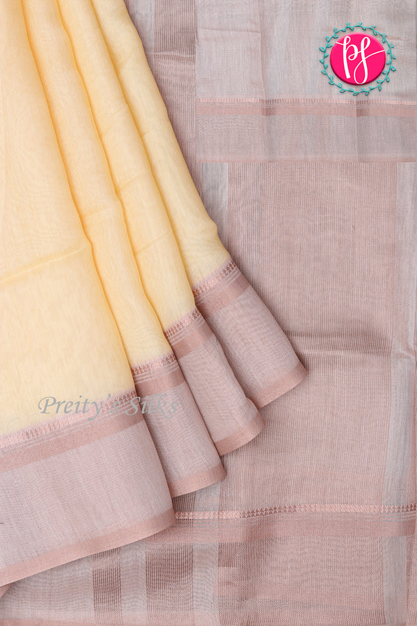 Organza Silk Saree-CONTRAST-PA26088