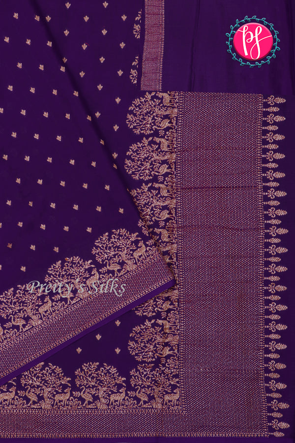 Premium Wrinkle Crepe Silk Saree-PA28117