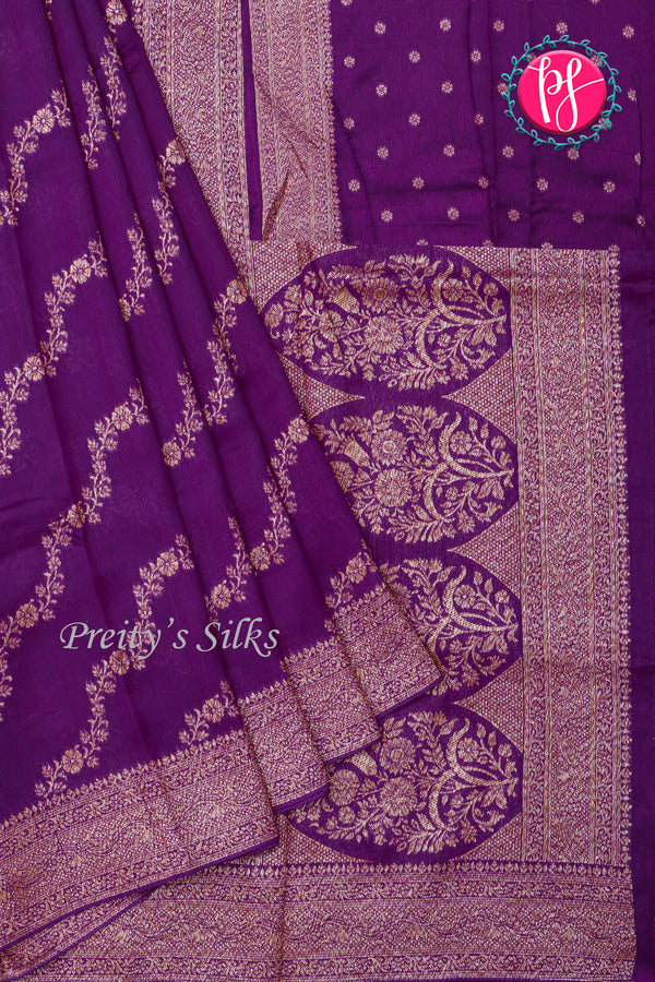 Semi Dupion banarasi silk saree -PA29045