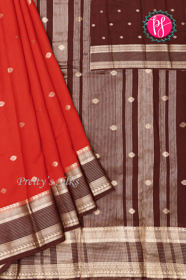 Butter Cotton Silk Saree-PA29876
