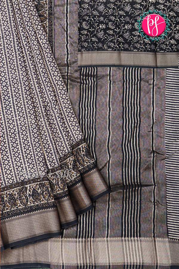Butter Cotton Saree-Duskytone colors-PA30789