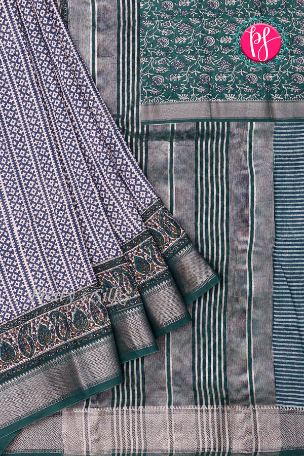 Butter Cotton Saree-Duskytone colors-PA30789