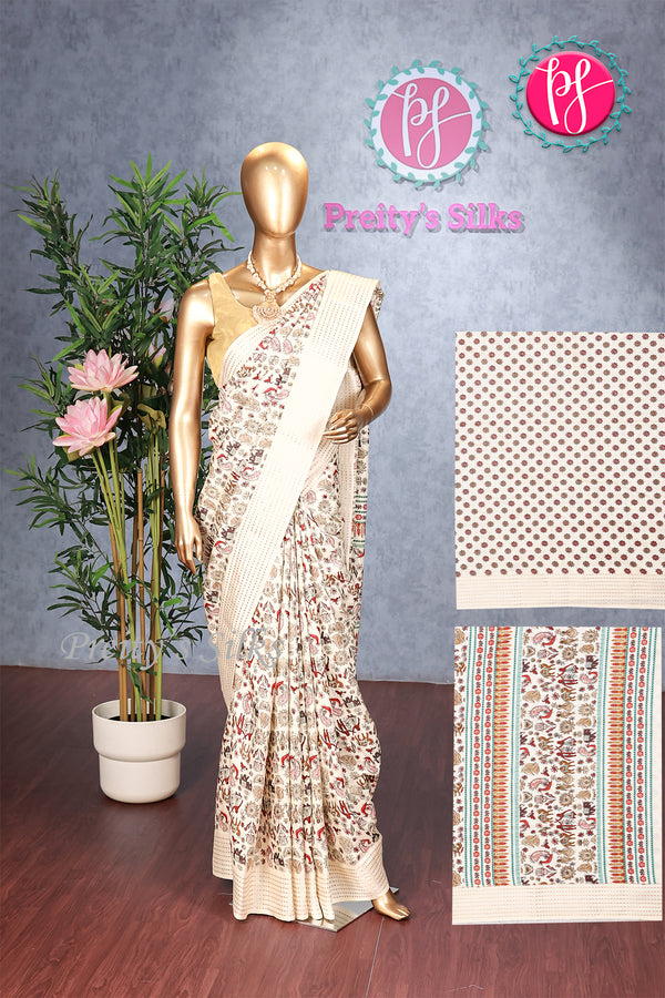 Semi Dola Silk Saree-PA31846