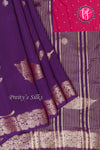 Viscose Tussar Georgette Silk Saree-PA32311