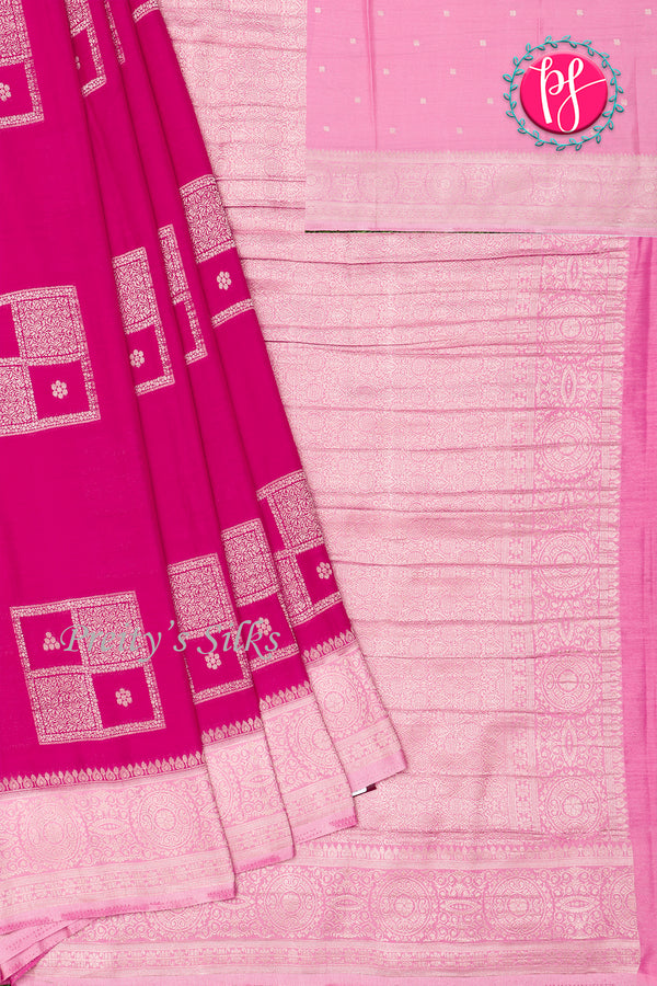 Chiffon Banarasi Silk Saree-PA37442