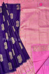 Semi Banarasi crepe Silk Saree-PA38474