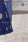 Semi Banarasi Crepe silk saree-PA40691