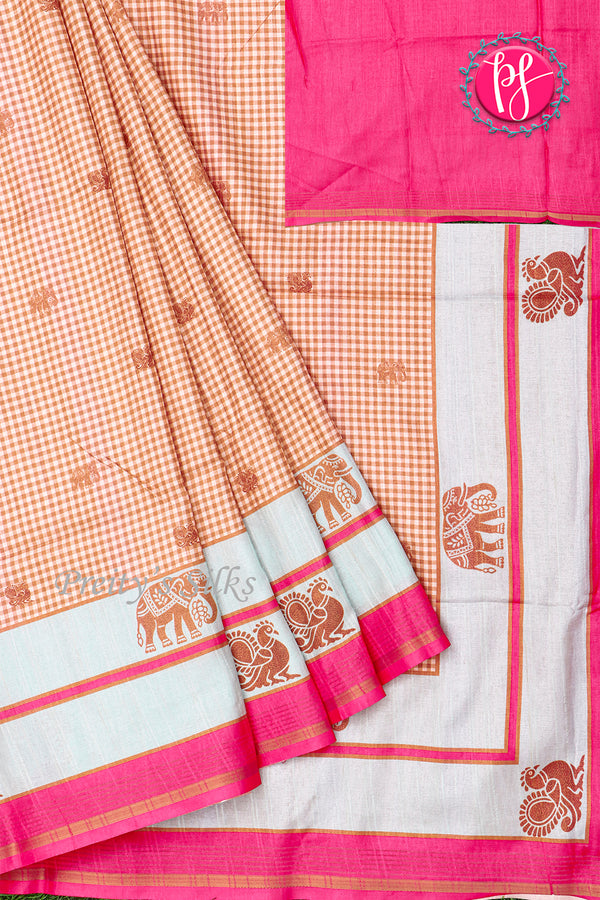 Semi silk saree -PA47290