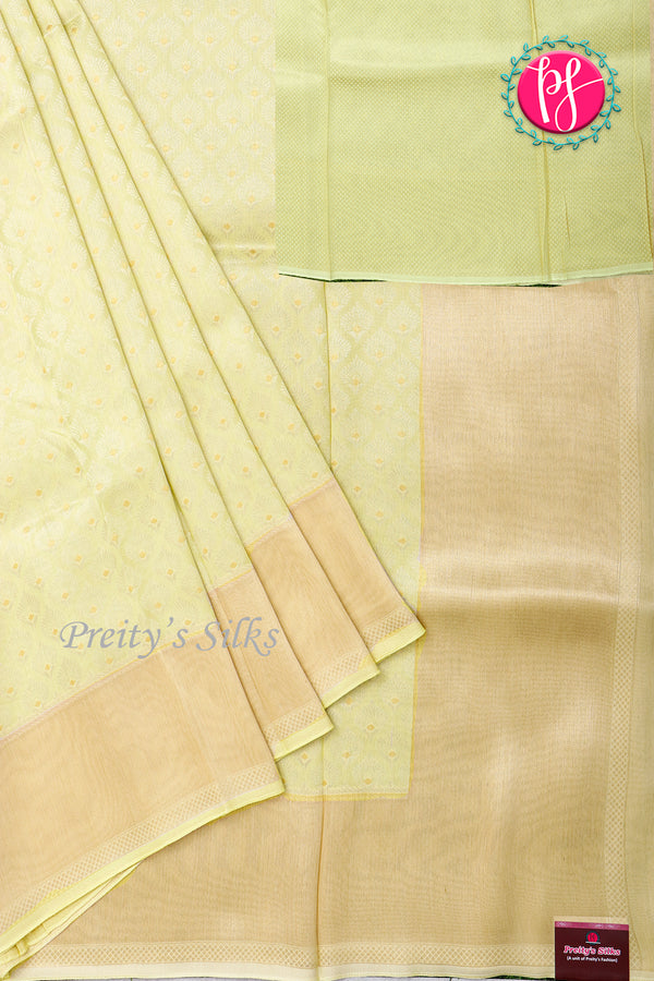 Semi Crepe Tissue silk saree - PA48207