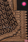 Semi Banarasi crepe silk saree - PA48299