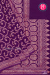Semi Banarasi crepe silk saree - PA48299