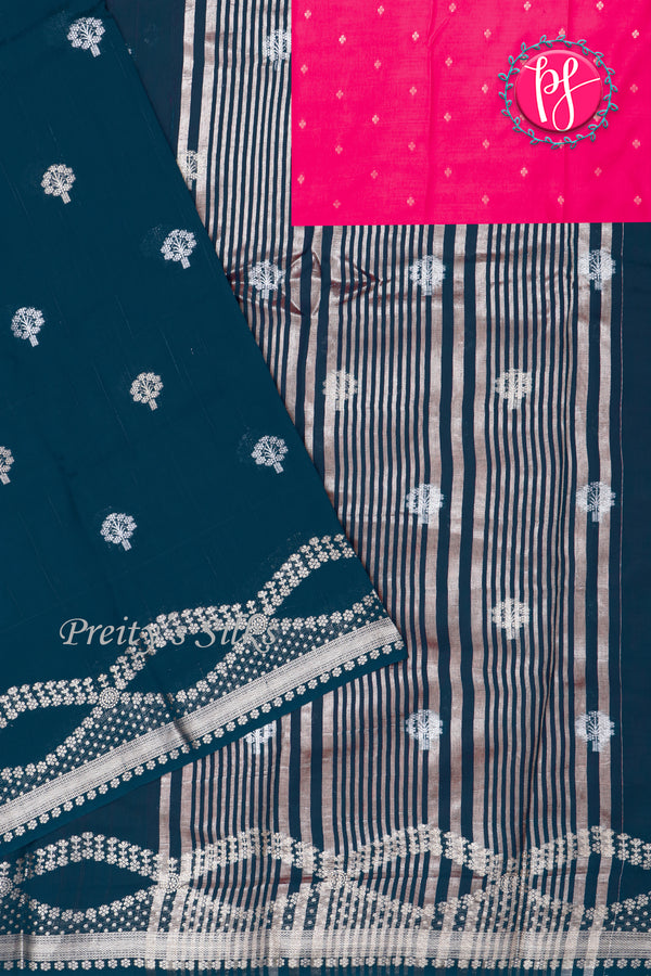 Tussar Dhupion Silk Saree-PA49797
