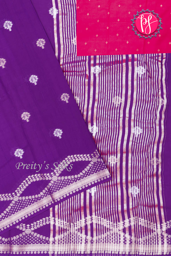 Tussar Dhupion Silk Saree-PA49797