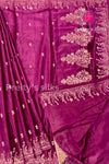 Semi Banarasi Crepe Silk Saree-PA49841