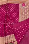 Semi Banarasi Georgette Silk Saree-PA49882