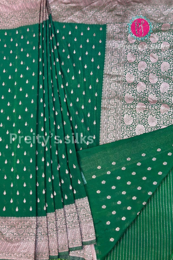 Semi Banarasi Georgette Silk Saree-PA49882