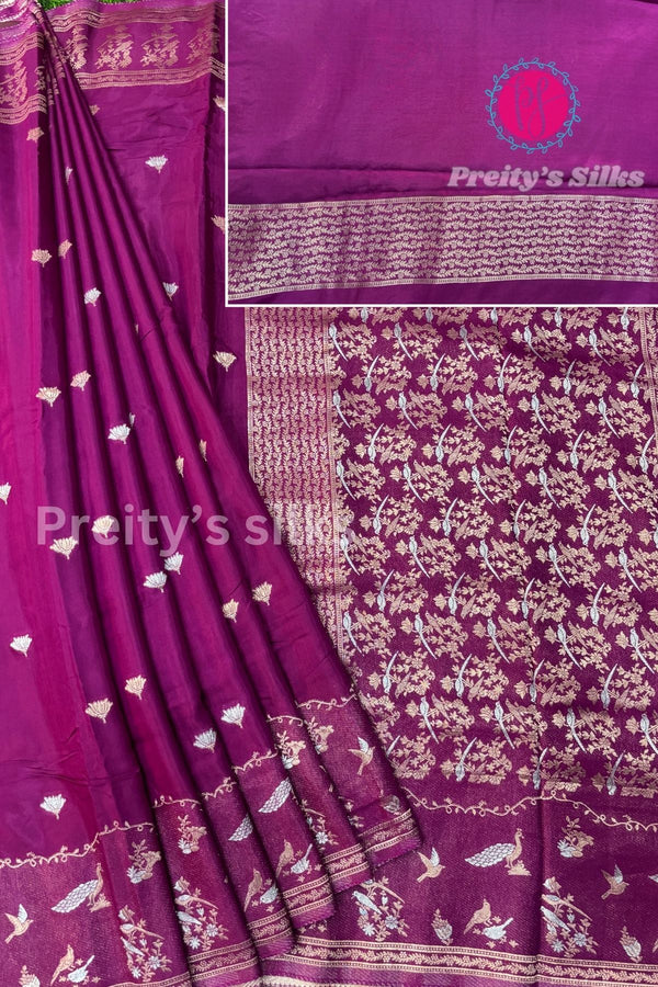 Semi Banarasi silk saree-PA49926