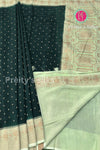 Semi Banarasi Crepe Silk Saree-PA50376