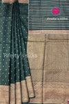 Semi Banarasi Tussar dupion Silk Saree - PA50421
