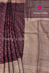 Semi Banarasi Tussar dupion Silk Saree - PA50421