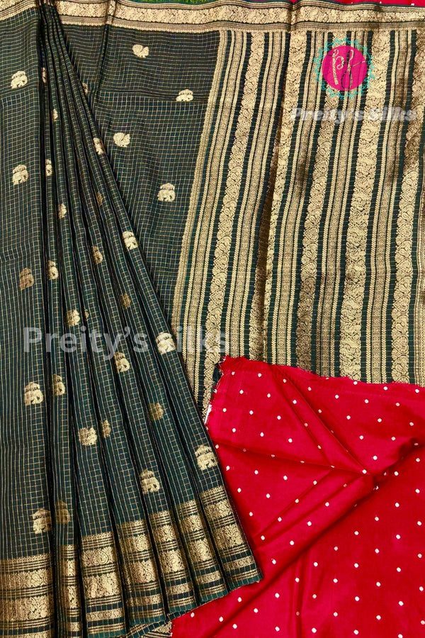 Semi crepe Silk Saree-PA51001